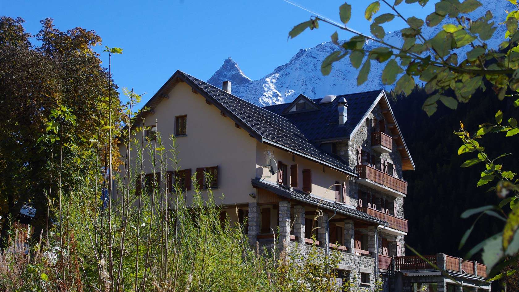 Chalet du bon air en été