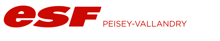 Logo esf Peisey Vallandry vecto